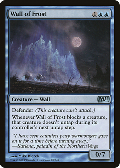 Wall of Frost (M14-078) - Magic 2014 Foil-1