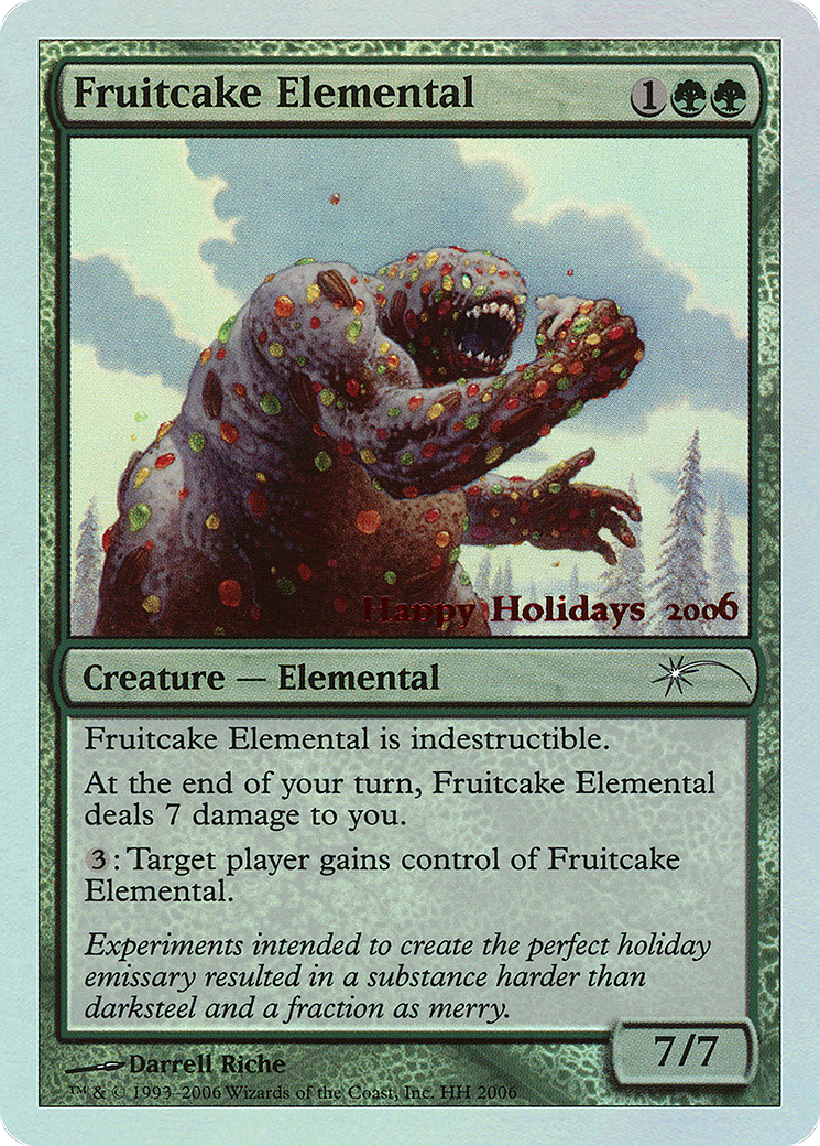Fruitcake Elemental [Happy Holidays]-1