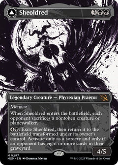 Sheoldred // The True Scriptures (Showcase Planar Booster Fun) [March of the Machine]-1