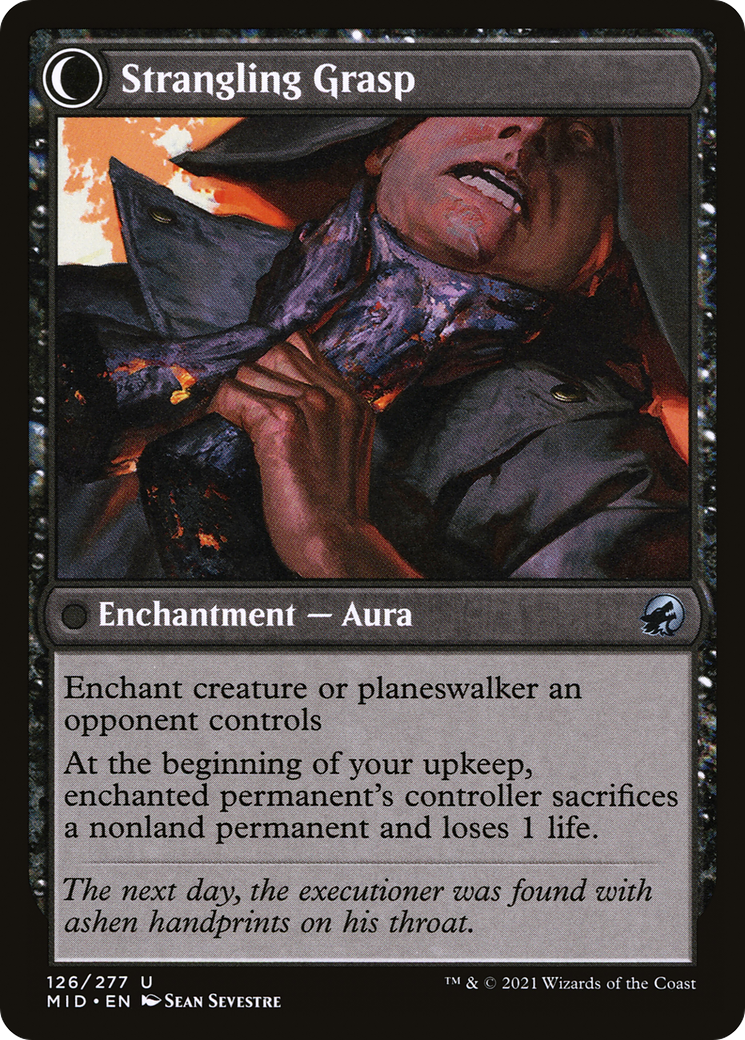 Vengeful Strangler (MID-126) - Innistrad: Midnight Hunt: (Double Faced Transform)-2