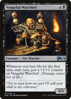Vengeful Warchief (M20-121) - Core Set 2020 Foil-1