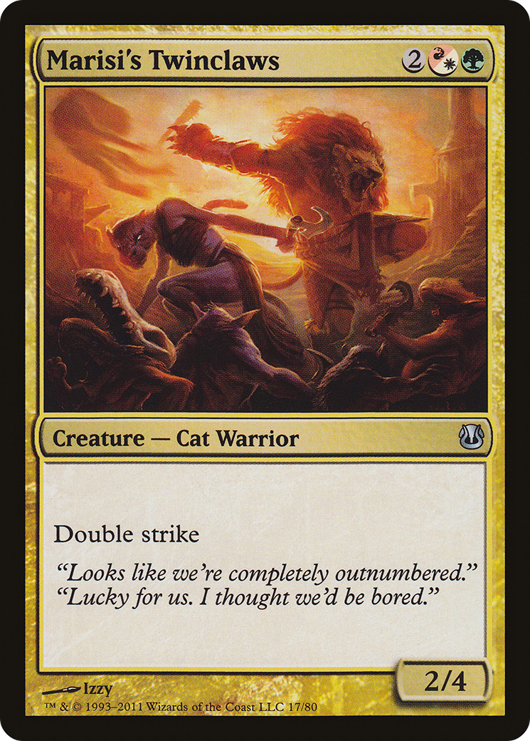 Marisi's Twinclaws [Duel Decks: Ajani vs. Nicol Bolas]-1