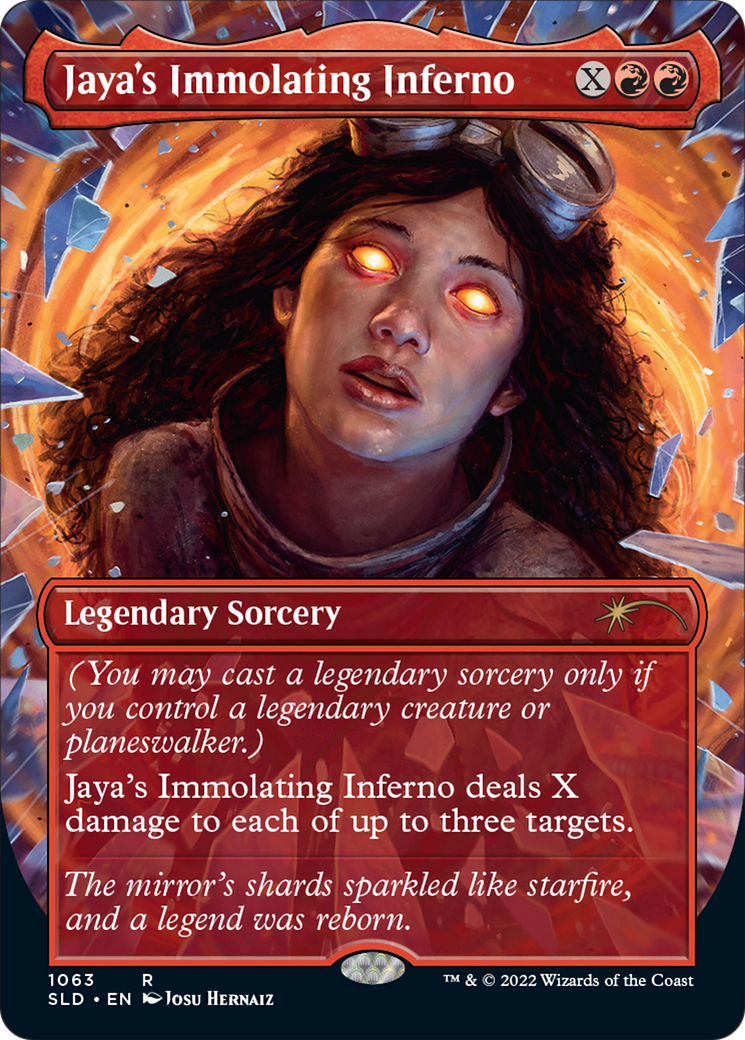 Jaya's Immolating Inferno (Borderless) [Secret Lair Drop Series]-1