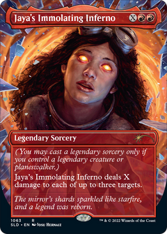 Jaya's Immolating Inferno (Borderless) [Secret Lair Drop Series]-1