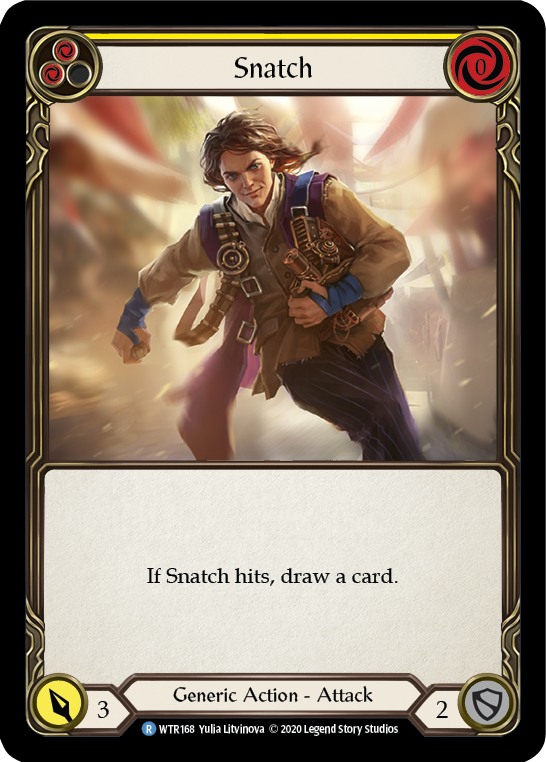 Snatch (Yellow) [U-WTR168] (Welcome to Rathe Unlimited)  Unlimited Rainbow Foil-2
