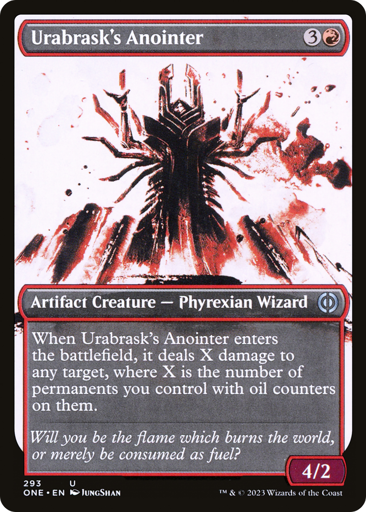Urabrask's Anointer (Showcase) (ONE-293) - Phyrexia: All Will Be One: (Showcase) Foil-1
