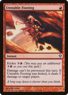 Unstable Footing (ZEN-153) - Zendikar-1