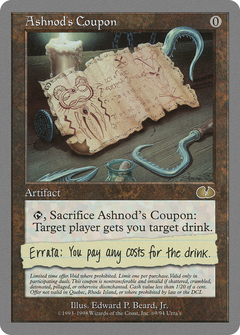 Ashnod's Coupon [Unglued]-1