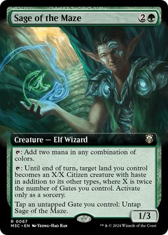Sage of the Maze (Extended Art) [Modern Horizons 3 Commander]-1