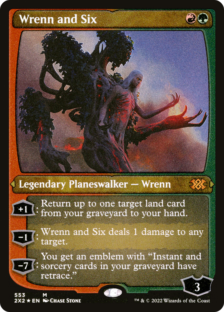 Wrenn and Six (Foil Etched) (2X2-553) - Double Masters 2022 Foil-1