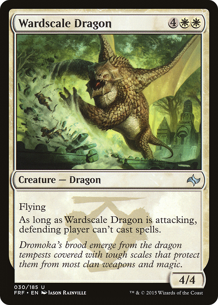 Wardscale Dragon (FRF-030) - Fate Reforged Foil-1