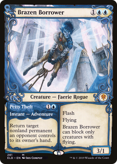 Brazen Borrower // Petty Theft (Showcase) [Throne of Eldraine]-1