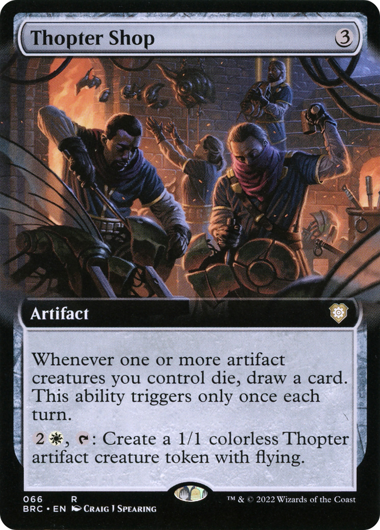 Thopter Shop (Extended Art) [The Brothers' War Commander]-1