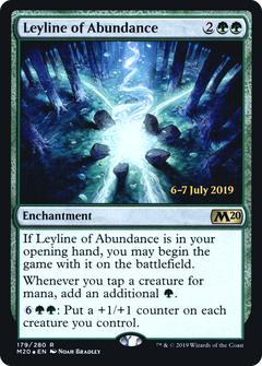 Leyline of Abundance [Core Set 2020 Prerelease Promos]-1