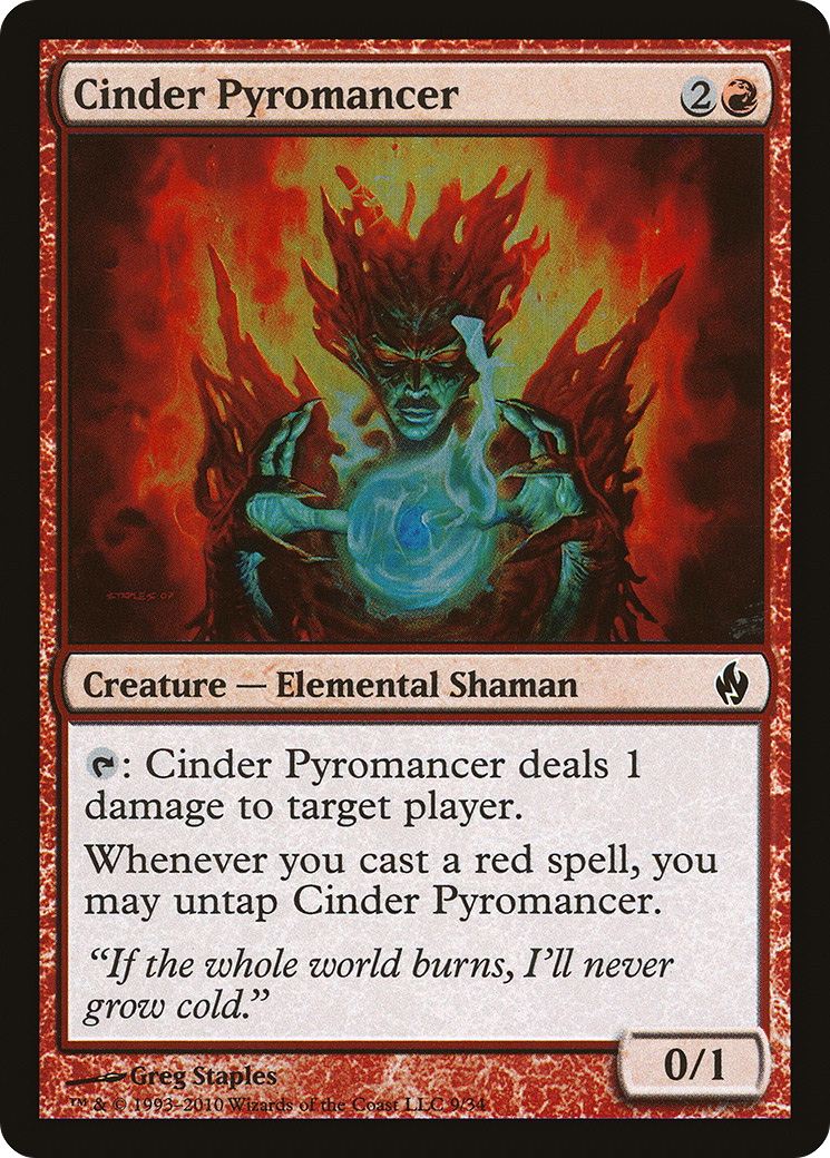 Cinder Pyromancer [Premium Deck Series: Fire and Lightning]-1