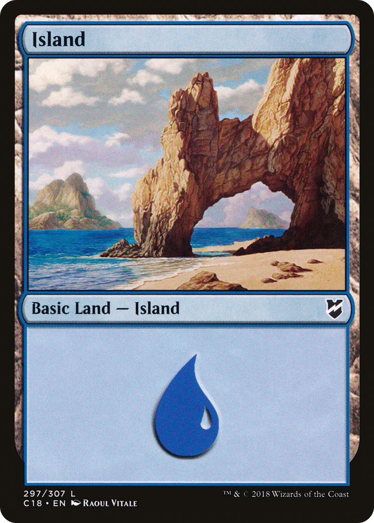 Island (297) [Commander 2018]-1