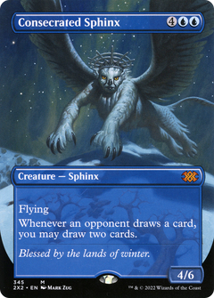 Consecrated Sphinx (Borderless Alternate Art) [Double Masters 2022]-1