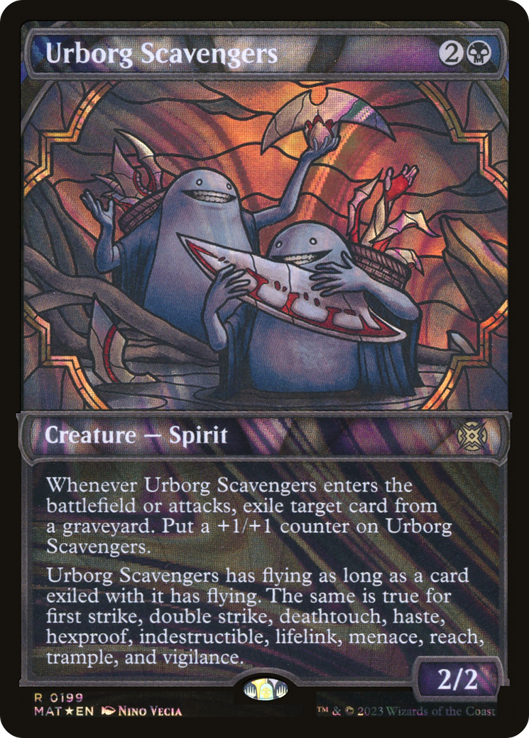 Urborg Scavengers (Halo Foil) (MAT-199) - March of the Machine: The Aftermath: (Showcase) Foil-1