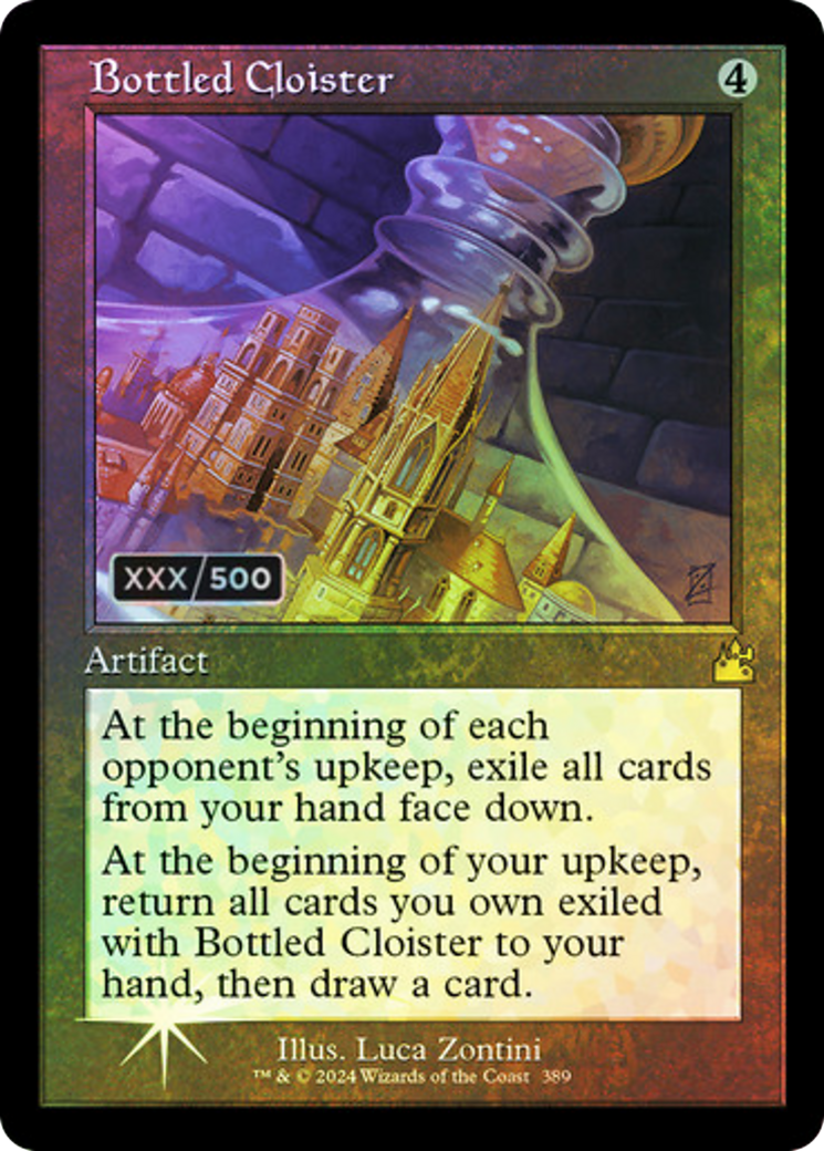 Bottled Cloister (Retro) (Serialized) [Ravnica Remastered]-1