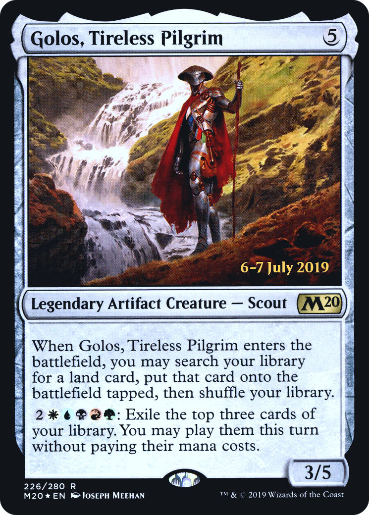 Golos, Tireless Pilgrim [Core Set 2020 Prerelease Promos]-1