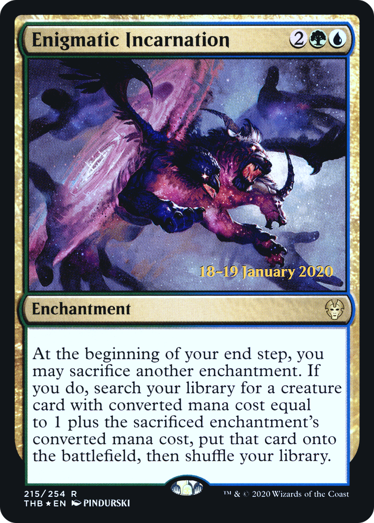 Enigmatic Incarnation [Theros Beyond Death Prerelease Promos]-1