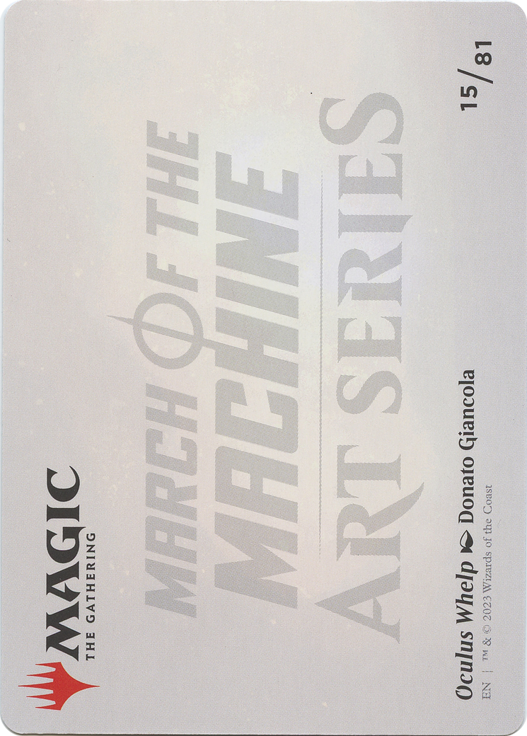 Oculus Whelp // Oculus Whelp (AMOM-015) - March of the Machine Art Series (Borderless)-2