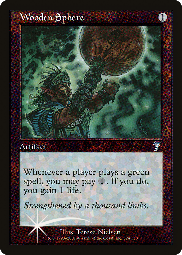 Wooden Sphere (7ED-324) - 7th Edition Foil-1