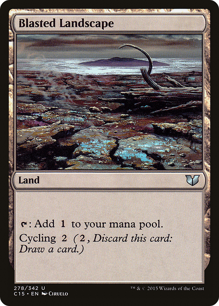 Blasted Landscape [Commander 2015]-1