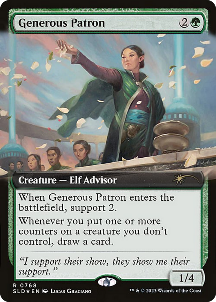Generous Patron (Extended Art) [Secret Lair Drop Series]-1