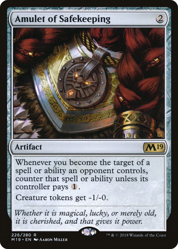Amulet of Safekeeping [Core Set 2019]-1