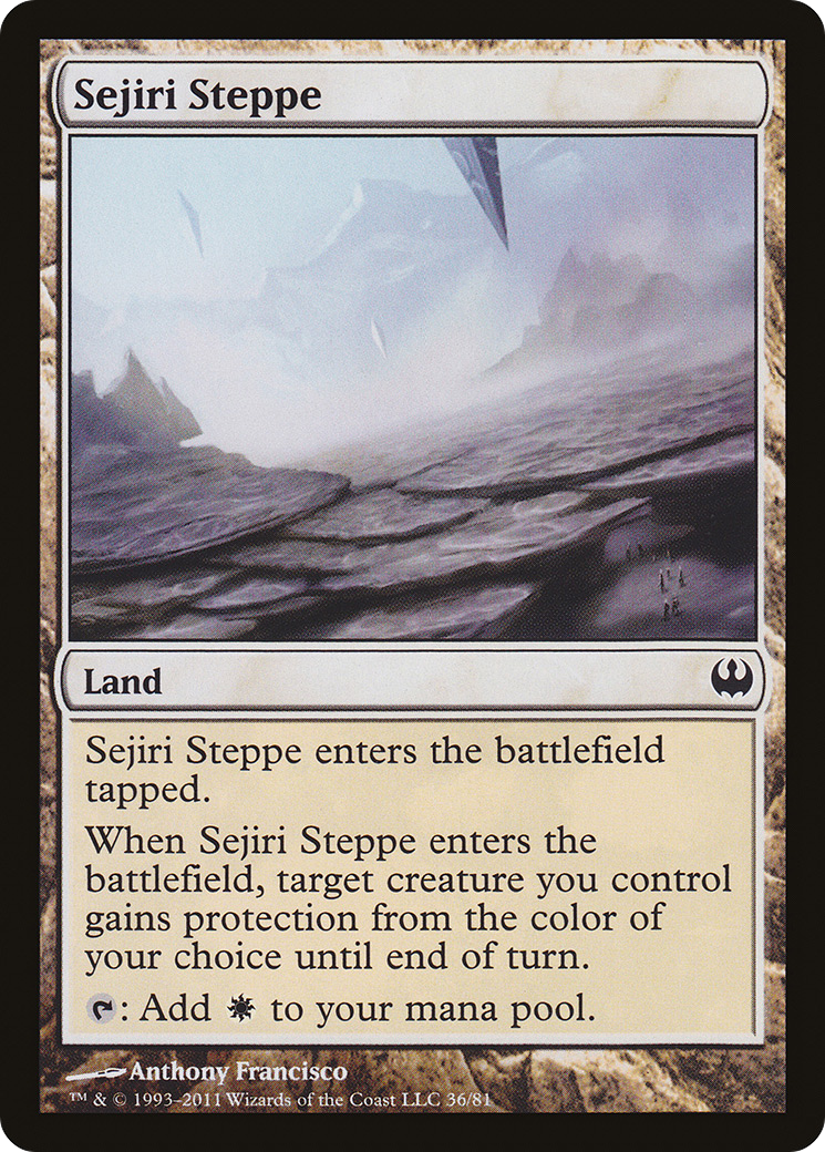 Sejiri Steppe [Duel Decks: Knights vs. Dragons]-1