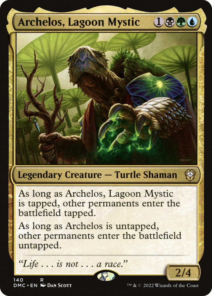 Archelos, Lagoon Mystic [Dominaria United Commander]-1