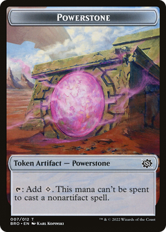 Powerstone (TBRO-007) - The Brothers' War Tokens-1