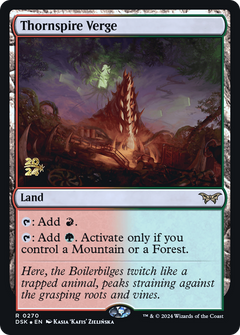 Thornspire Verge [Duskmourn: House of Horror Prerelease Promos]-1