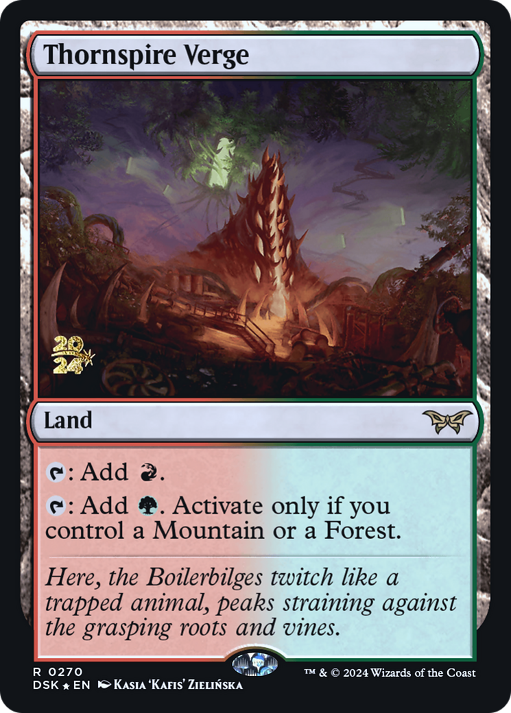 Thornspire Verge [Duskmourn: House of Horror Prerelease Promos]-1