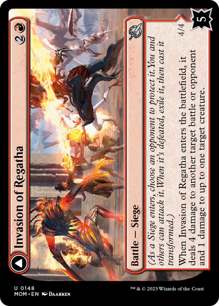 Invasion of Regatha // Disciples of the Inferno [March of the Machine]-1