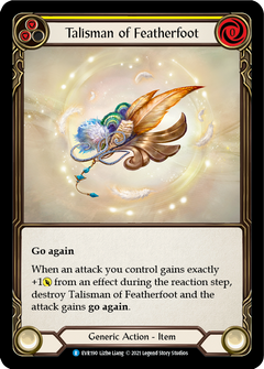Talisman of Featherfoot [EVR190] (Everfest)  1st Edition Cold Foil-2