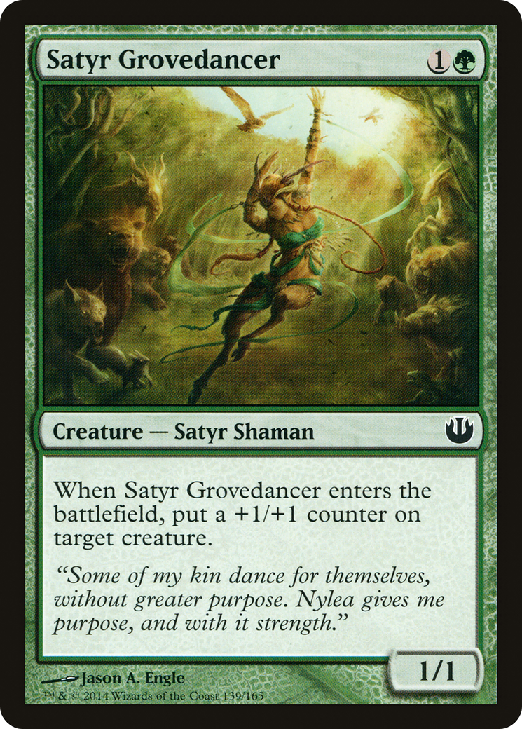 Satyr Grovedancer [Journey into Nyx]-1