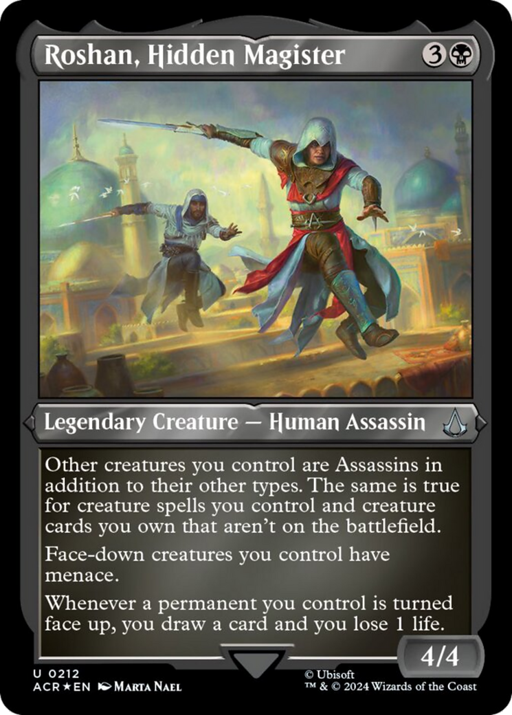 Roshan, Hidden Magister (Foil Etched) [Assassin's Creed]-1