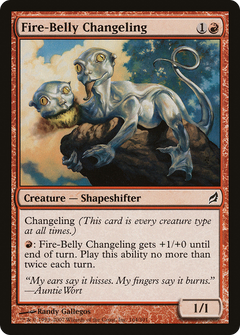 Fire-Belly Changeling [Lorwyn]-1