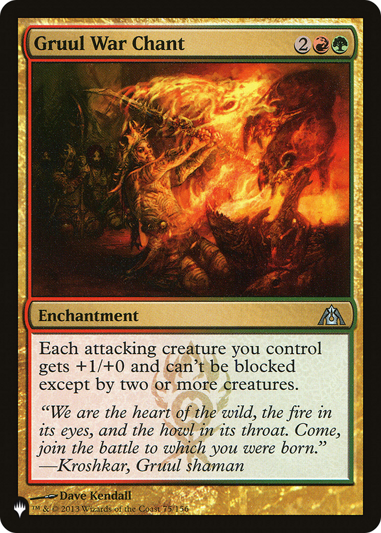 Gruul War Chant [The List]-1