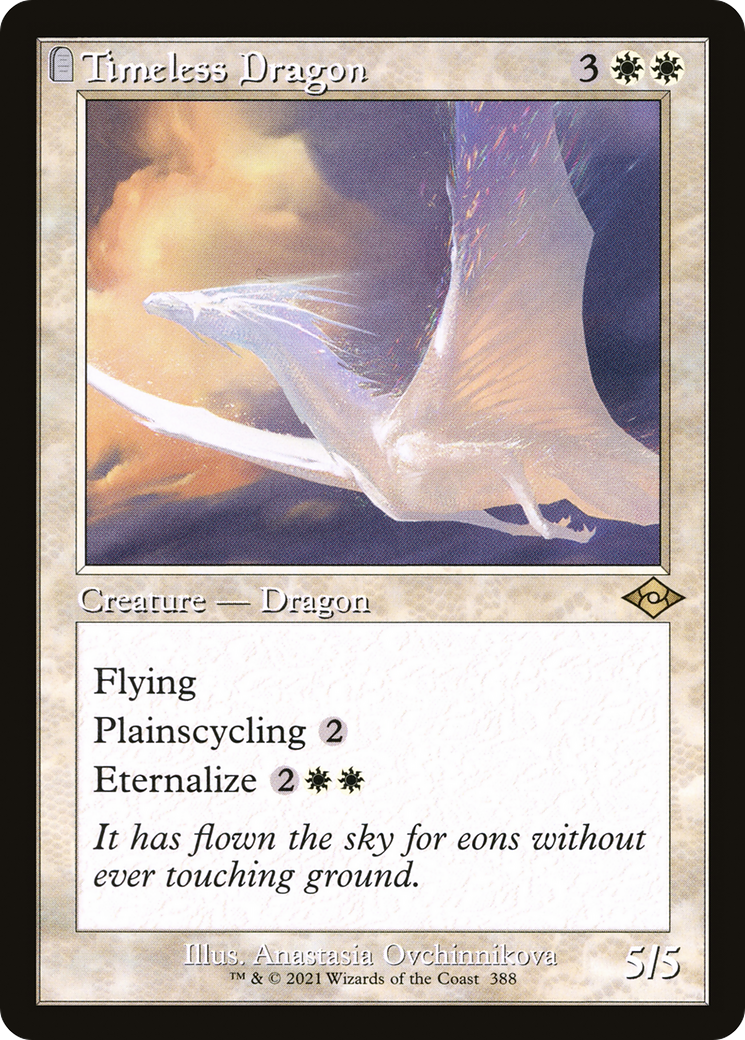 Timeless Dragon (Retro Frame) (MH2-388) - Modern Horizons 2: (tombstone) Foil-1