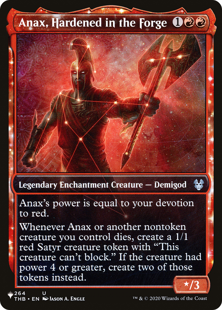 Anax, Hardened in the Forge (Showcase) [The List]-1
