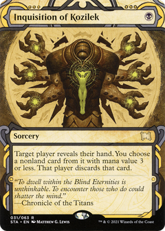 Inquisition of Kozilek (STA-031) - Strixhaven Mystical Archive: (Showcase) (Borderless) Etched Foil-1