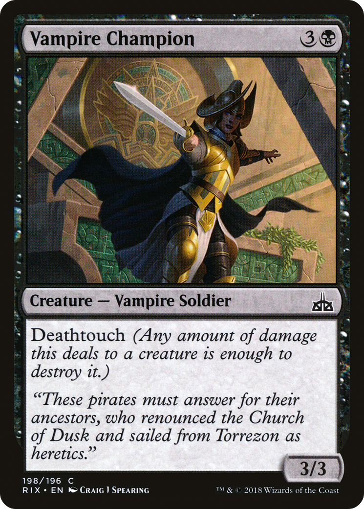 Vampire Champion (RIX-198) - Rivals of Ixalan-1