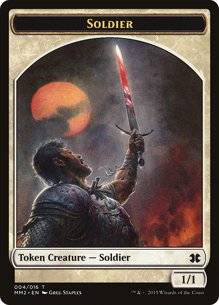 Soldier Token [Modern Masters 2015 Tokens]-1
