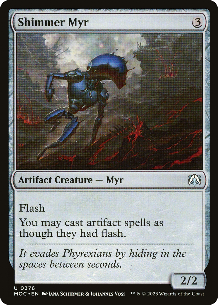 Shimmer Myr [March of the Machine Commander]-1