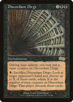 Discordant Dirge [Urza's Saga]-1