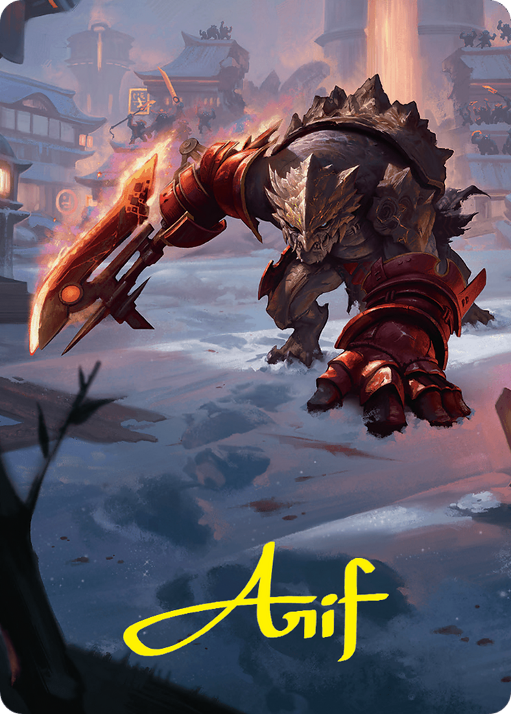 Searslicer Goblin // Searslicer Goblin (AFDN-039) - Foundations Art Series (Borderless) Foil-3