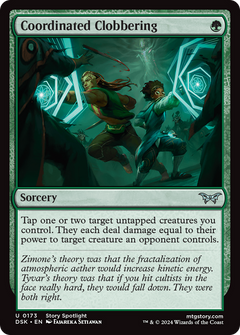 Coordinated Clobbering [Duskmourn: House of Horror]-1